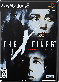X-Files Resist or Serve PAL Playstation 2  box art